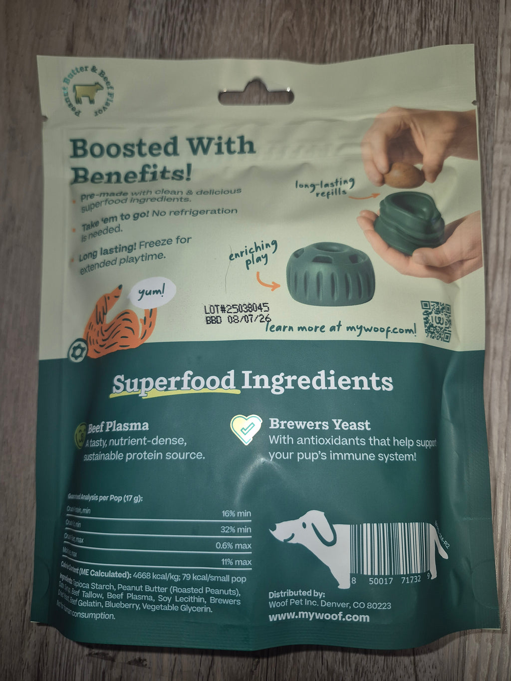 Woof pupsicle Small Refill