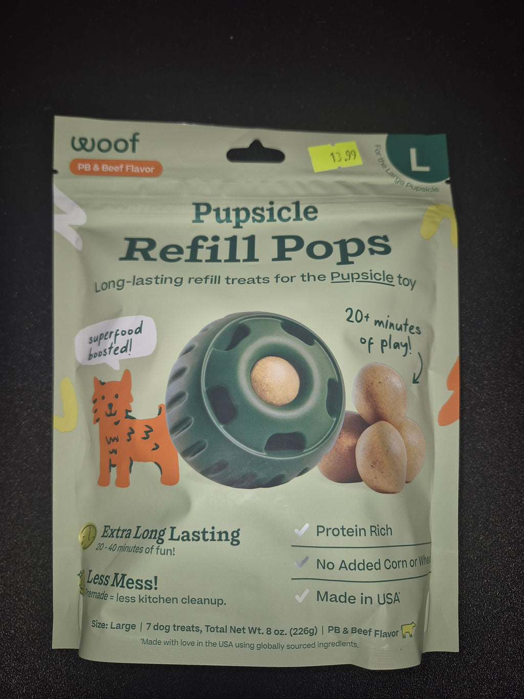 Woof Pupsicle Large Refill