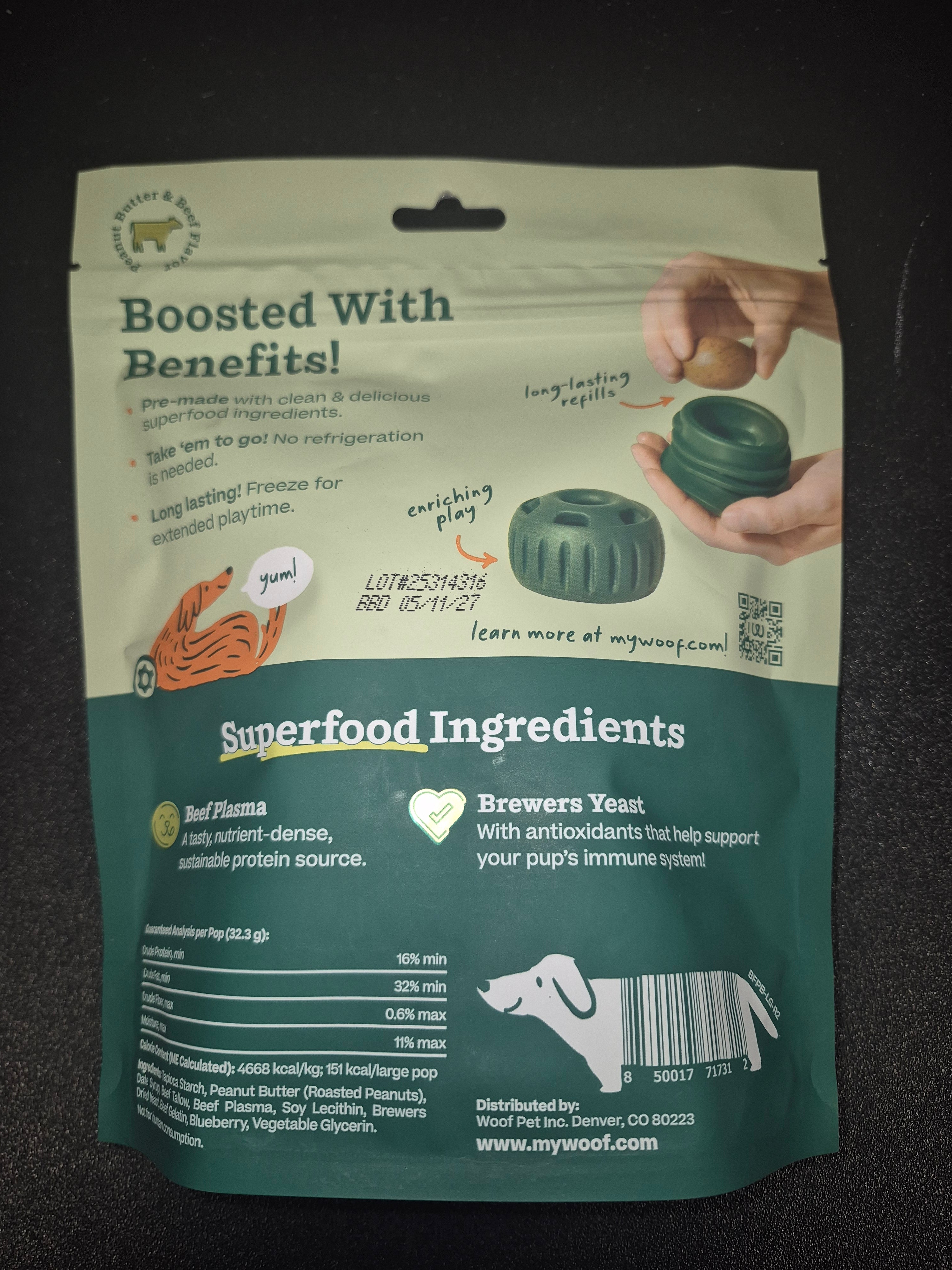 Woof Pupsicle Large Refill