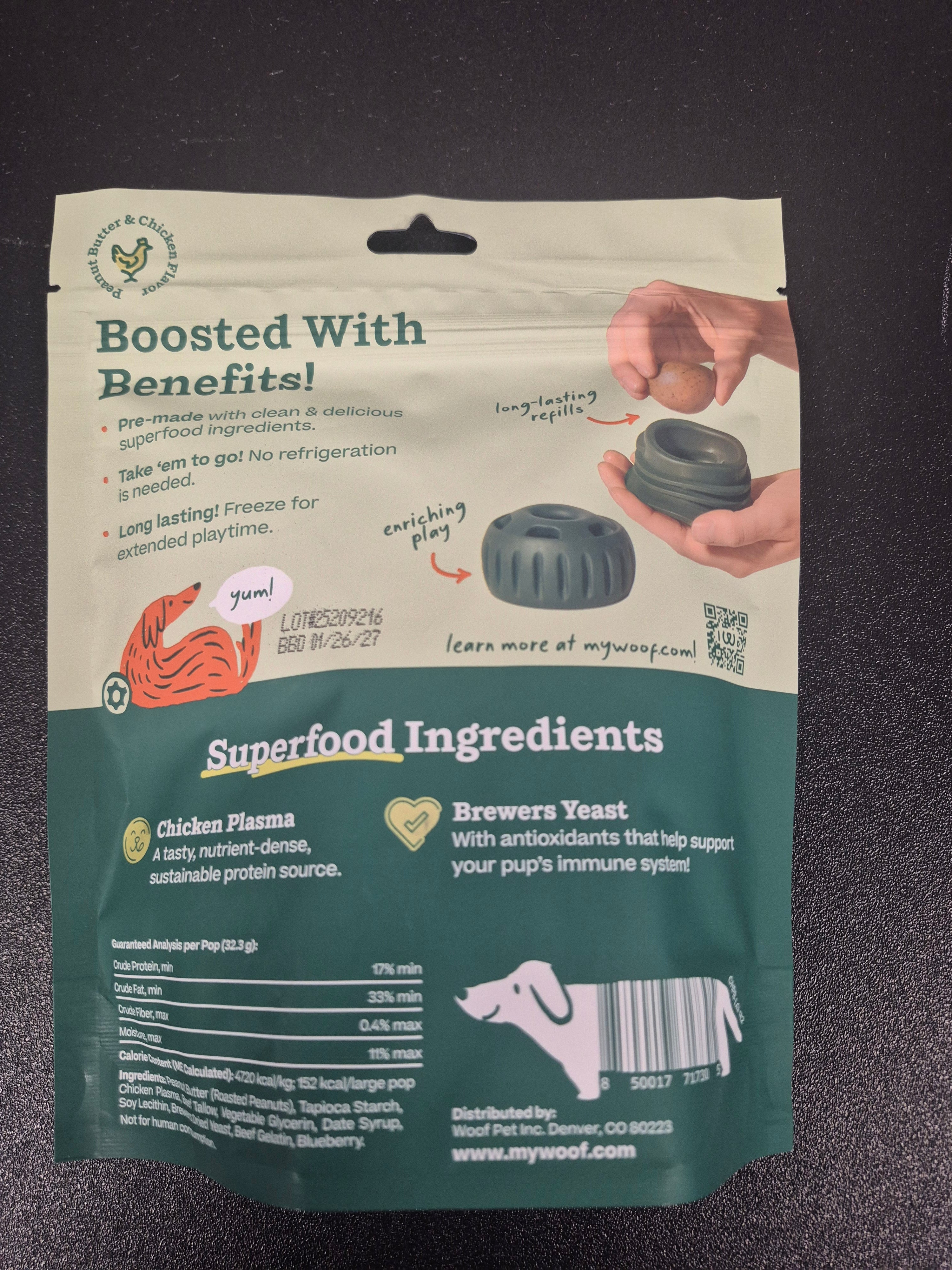 Woof pupsicle Refill large.